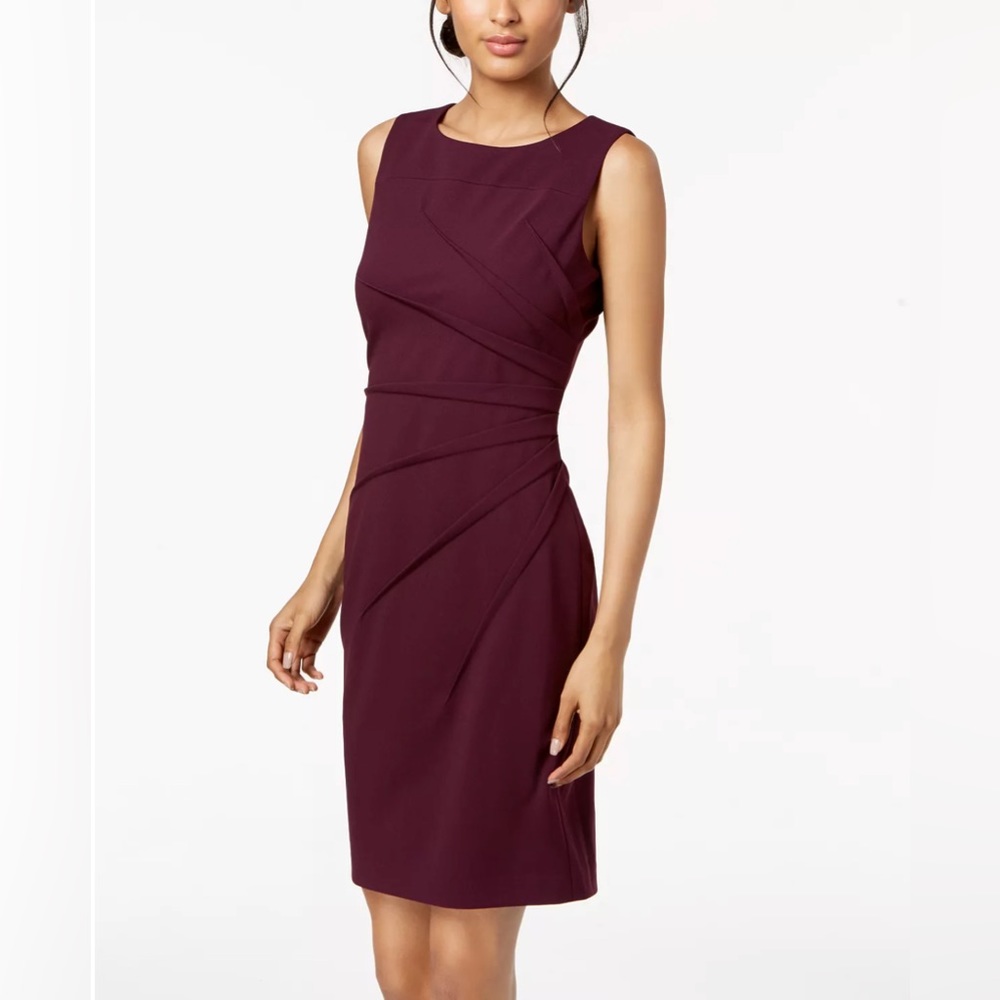 Calvin Klein Starburst Sleeveless Sheath Dress, Size 8